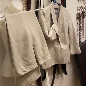 Lined Linen Pantsuit